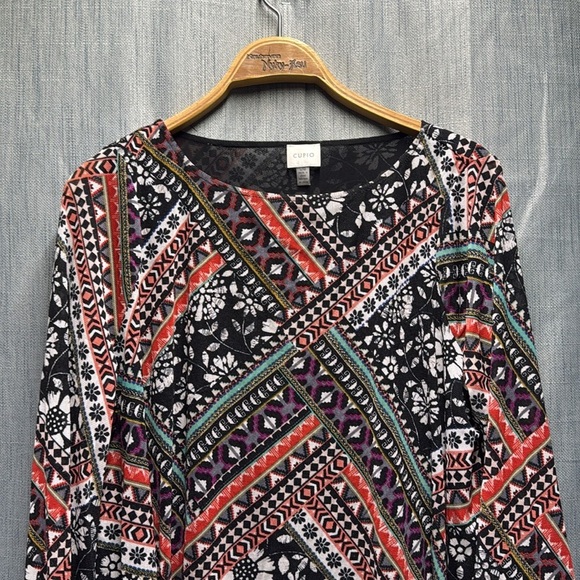 🏴 Cupio long sleeve blouse size large - Picture 3 of 9